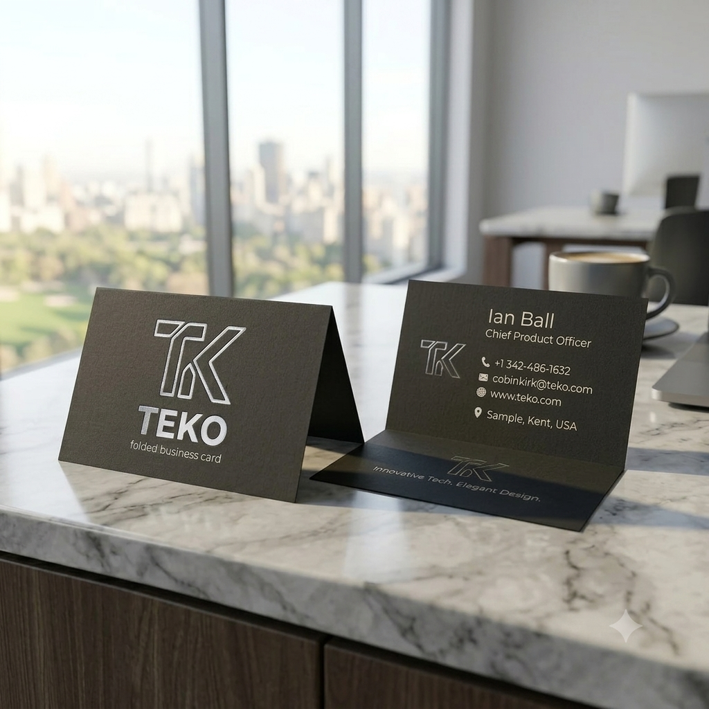 Folded Business Cards - Image 2