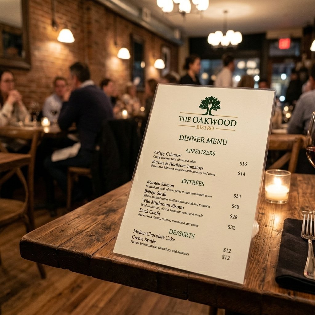 Restaurant Menu - Image 2
